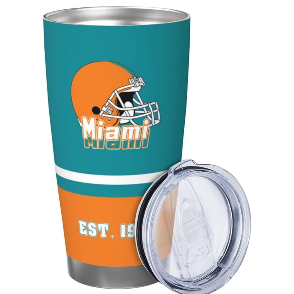 Miami Themed Tumbler with Lid
